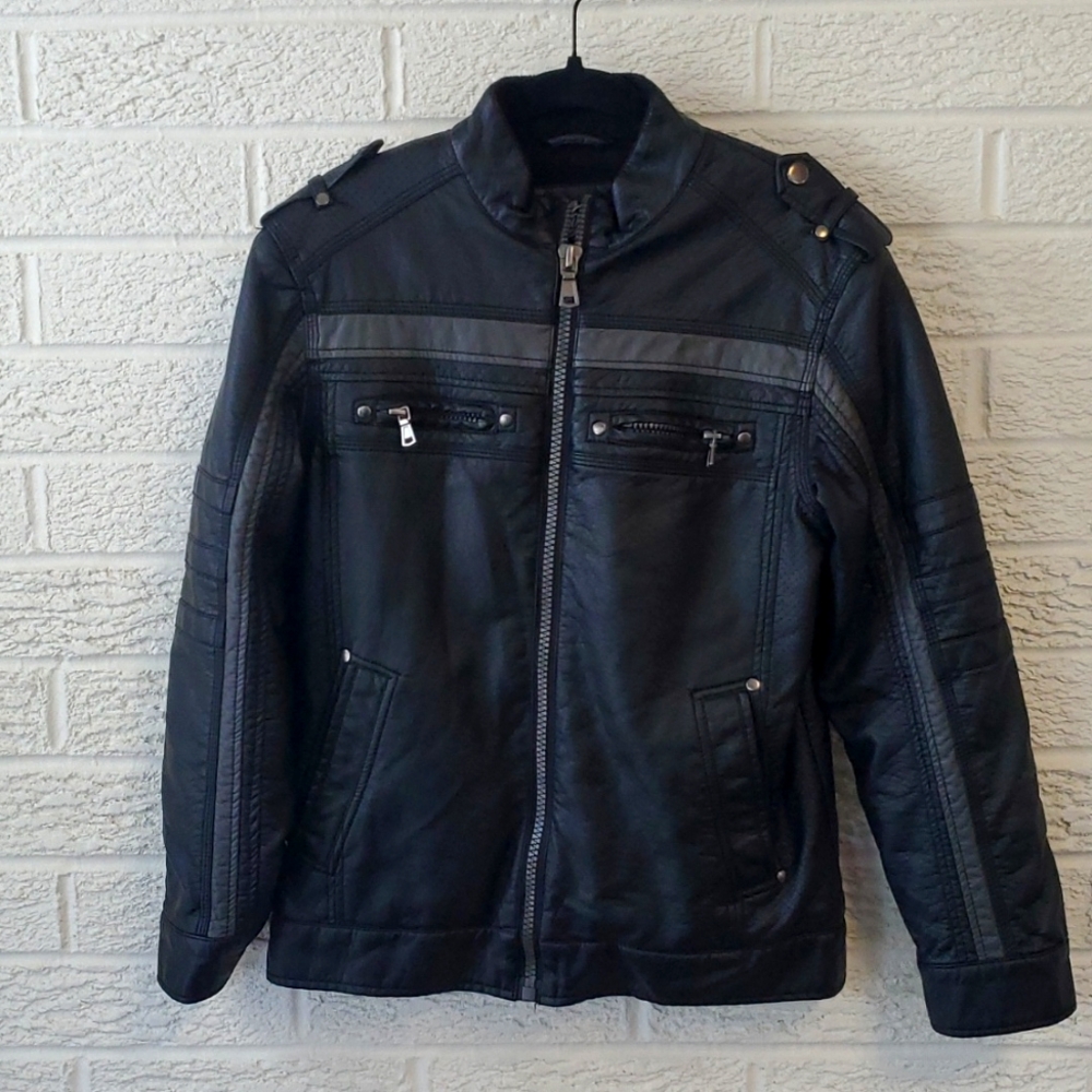 First Wave Faux Leather Coat